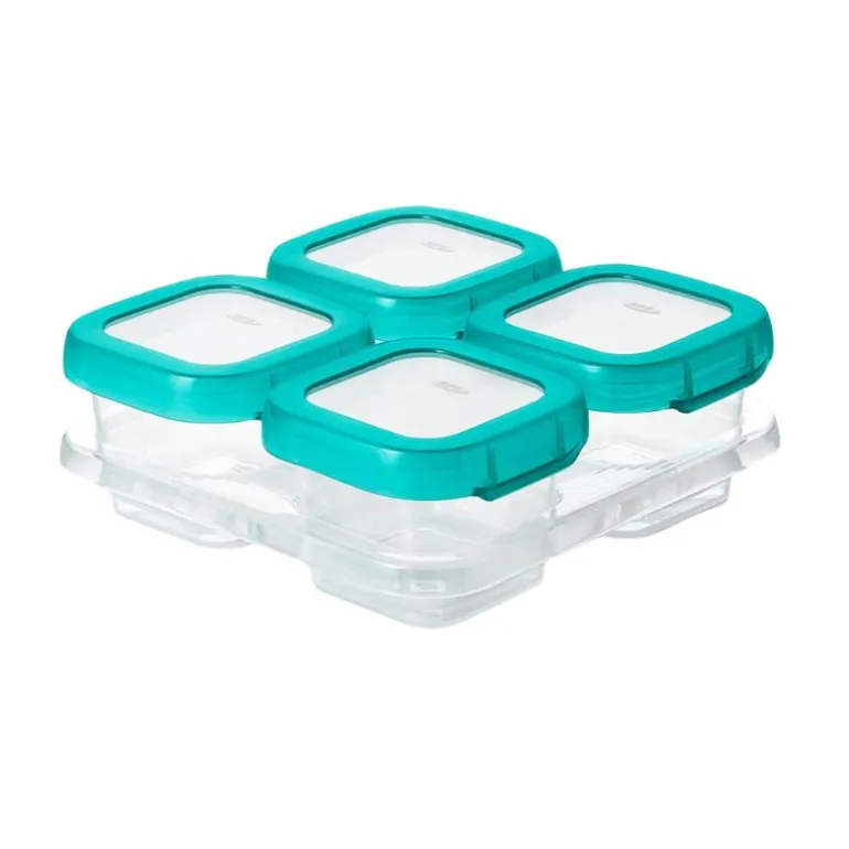 Baby Blocks Freezer Storage Containers - 4 oz