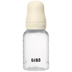 Baby Plastic Bottle Complete Set - Natural Rubber Latex