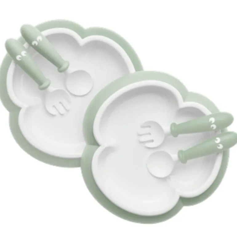 Baby Plate, Spoon and Fork - 2 sets