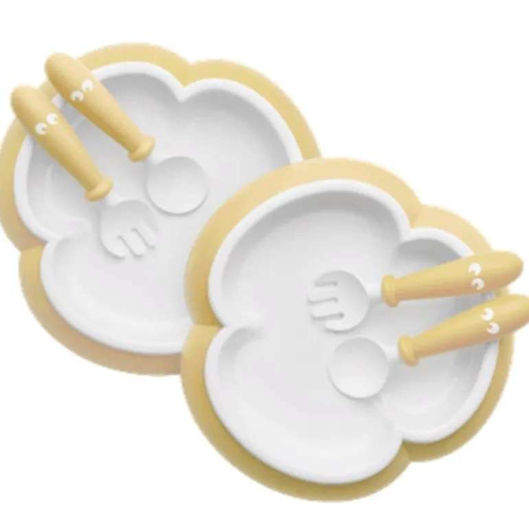 Baby Plate, Spoon and Fork - 2 sets