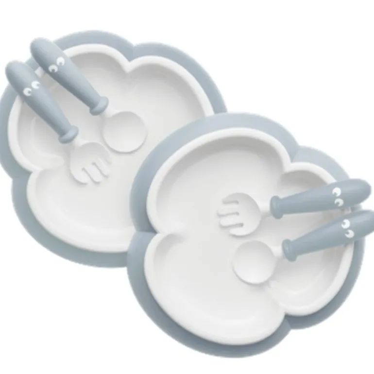 Baby Plate, Spoon and Fork - 2 sets