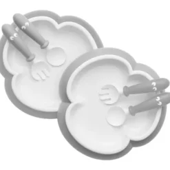 Baby Plate, Spoon and Fork - 2 sets