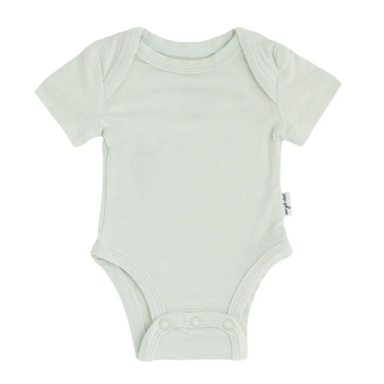 Bamboo Short Sleeve Bodysuits - Solids