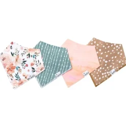 Bandana Drool Bibs - 4 Pack
