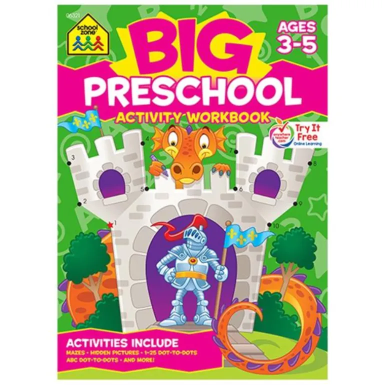 Big Preschool Activity Workbook
