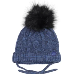 Cable Pom Hat