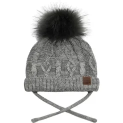 Cable Pom Hat