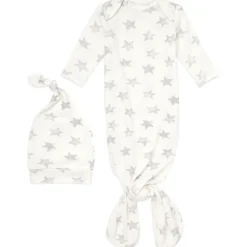 Comfort Knit Gown + Hat Set