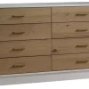 Como Naturale 8-Drawer Double Dresser