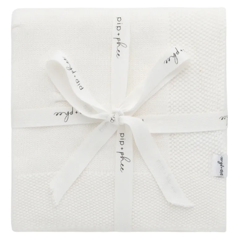 Cotton Knit Baby Blanket