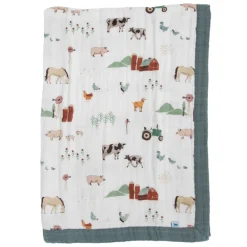Cotton Muslin Baby Quilt