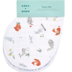 Cotton Muslin Burpy Bibs - 2 Pack