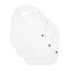 Cotton Muslin Classic Bibs - 3 Pack
