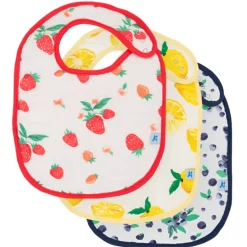 Cotton Muslin Classic Bibs - 3 Pack