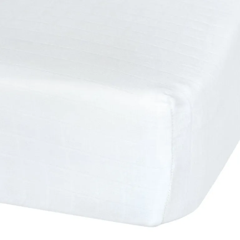 Cotton Muslin Fitted Sheet