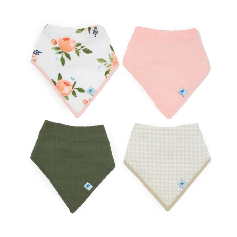 Cotton Muslin + Fleece Bandana Bib