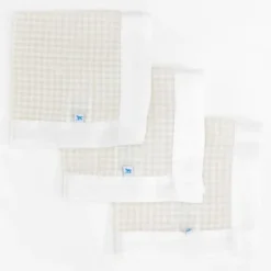 Cotton Muslin Security Blanket 3 Pack
