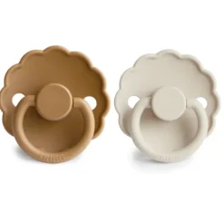 Daisy Silicone Pacifiers - 2 Pack