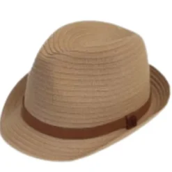 Flexible Straw Fedora Hat