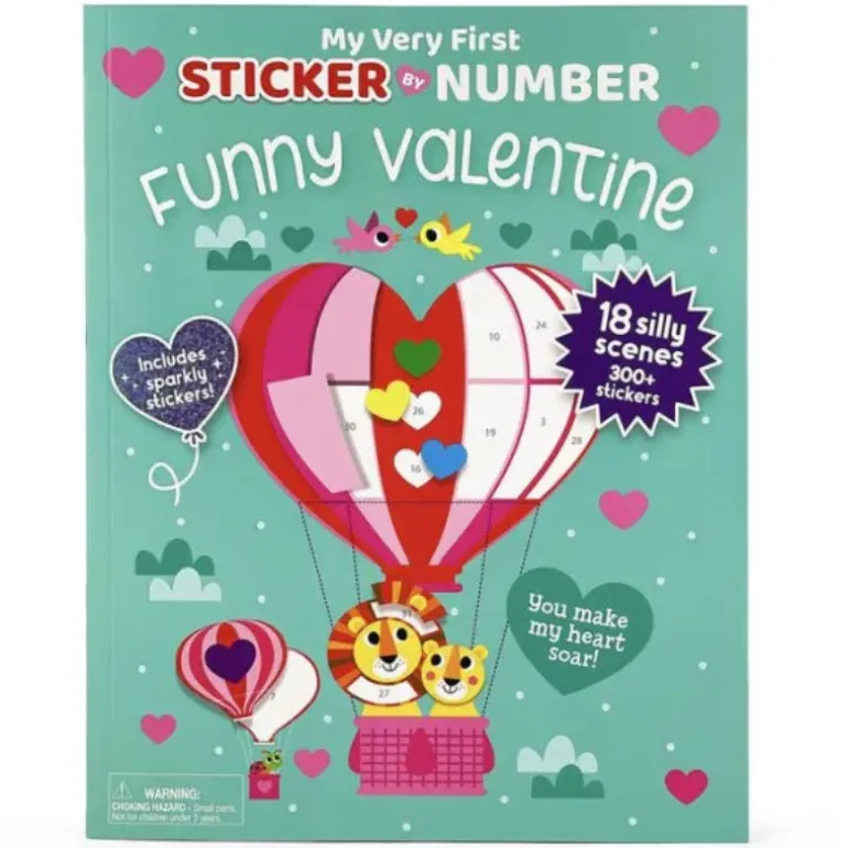 Funny Valentine: My Very First Sticker by Number