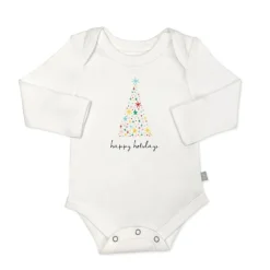 Holiday Graphic Long Sleeve Bodysuit