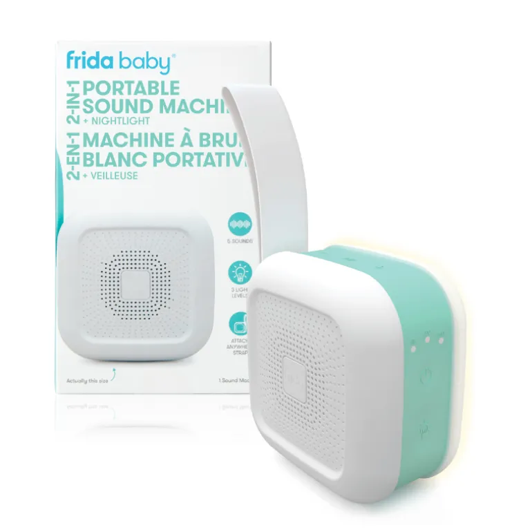 2-in-1 Portable Sound Machine and Nightlight