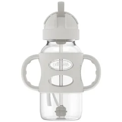 Milestones Narrow Sippy Straw Bottle with Silicone Handles