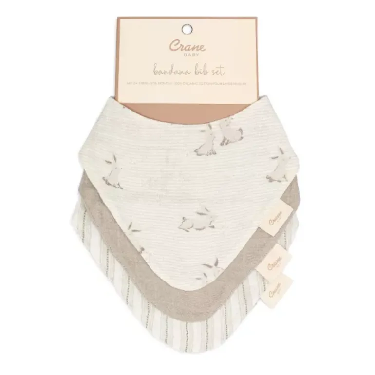 Muslin Bib Set - 3 Pack
