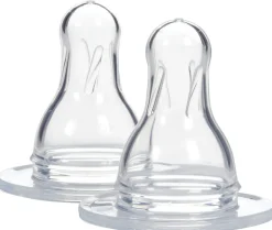 Narrow Bottle Nipples - 2 Pack