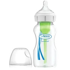 Options+ 9oz Glass Wide-Neck Bottle