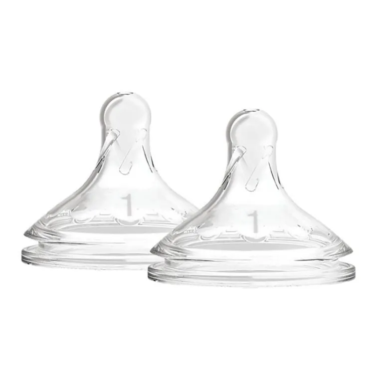 Options+ Wide Neck Nipples - 6 Pack