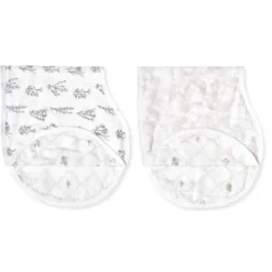 Organic Cotton Burpy Bibs - 2 Pack