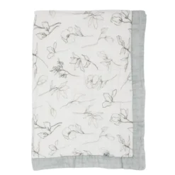 Organic Cotton Muslin Baby Quilt