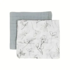 Organic Cotton Muslin Swaddle Blanket - 2 Pack