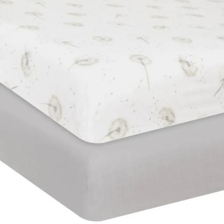 Organic Muslin Crib Sheet - 2 Pack