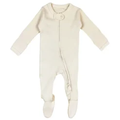 Organic 2-Way Zipper Baby Footie