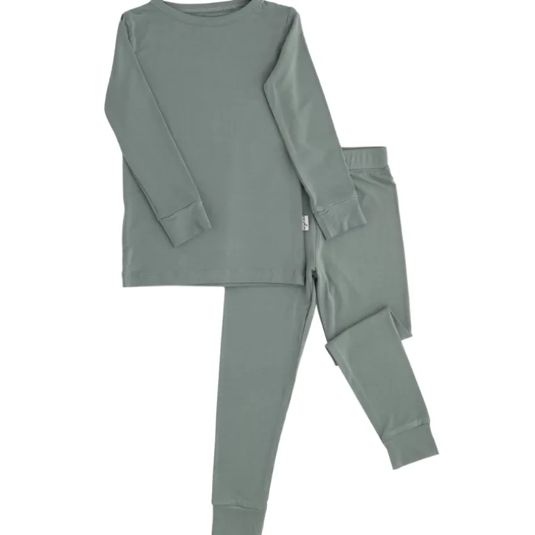 2 Piece Long Sleeve Bamboo Set - Solids