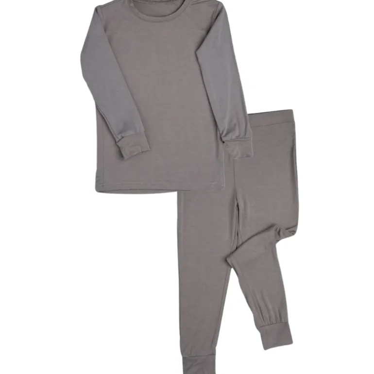 2 Piece Long Sleeve Bamboo Set - Solids