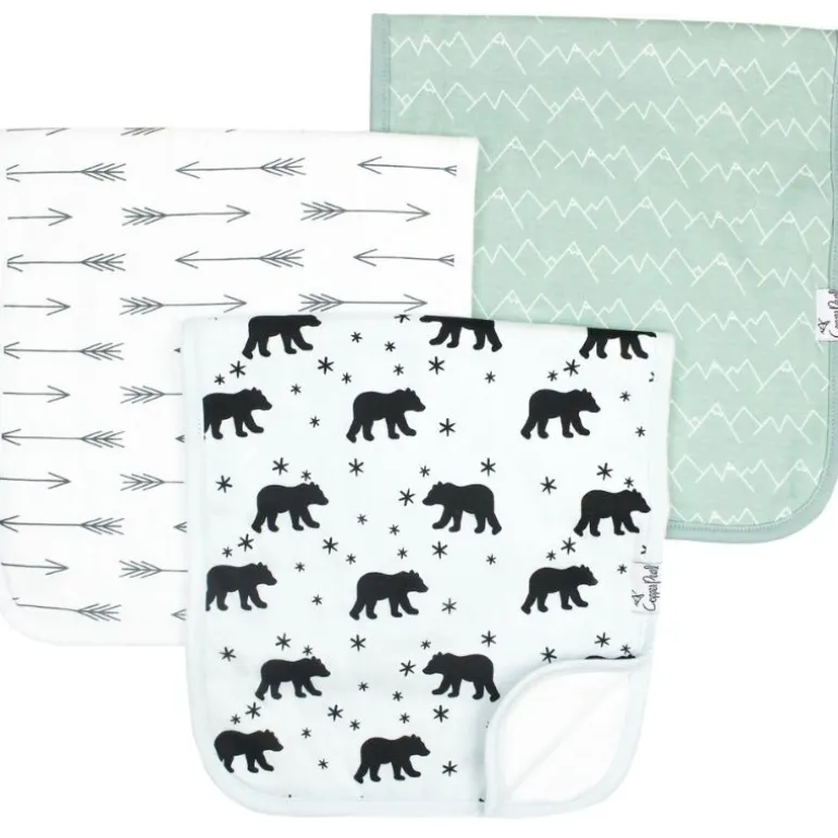 Premium Burp Cloths - 3 Pack