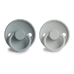 Rope Silicone Baby Pacifier - 2 Pack