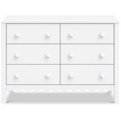 Sammy Scallop 6-Drawer Dresser