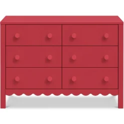 Sammy Scallop 6-Drawer Dresser