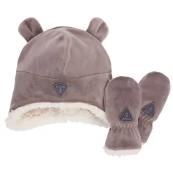 Sherpa Toque and Mittens Set