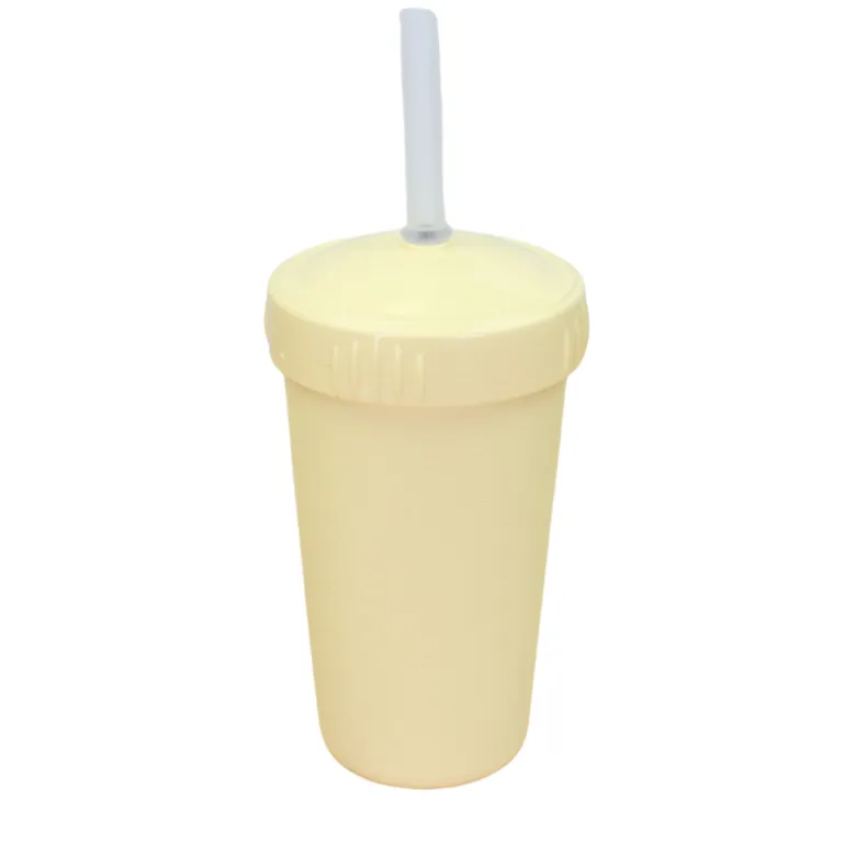 Straw Cup with Lid