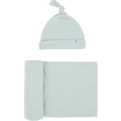 Stretch Knit Swaddle & Hat Set