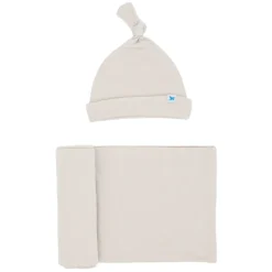 Stretch Knit Swaddle & Hat Set