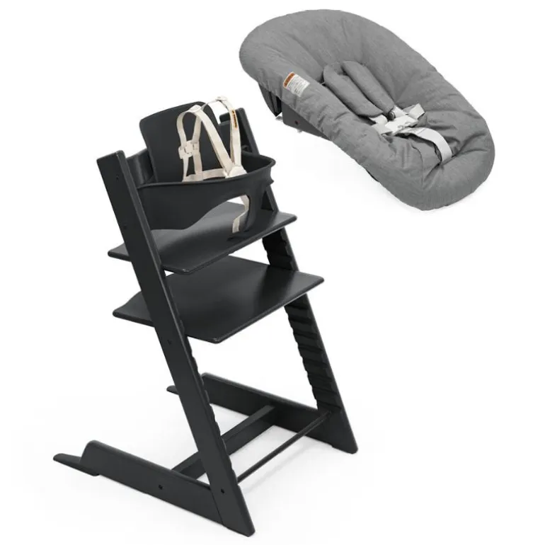 Tripp Trapp High Chair2 with Cushion, Newborn Set and Tray
