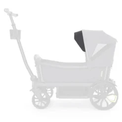 Visor for Retractable Canopy - Grey